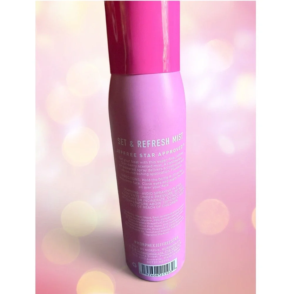Morphe x Jeffree Star - Set & Refresh Mist Star-Berry Scent - NEVER BEEN USED